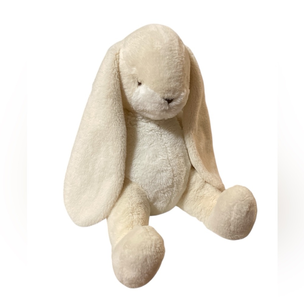 Bunnies By the Bay Sweet Nibble Bunny Plush Cream 16in Stuffed Animal Toy Rabbit